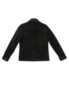 Master Supply Co Field Jacket Black - Full-Grain Cowhide Chore-Style Coat”, “Durable Black Field Jacket for Men”, “Versatile Unlined Field Jacket by Master Supply Co”