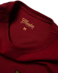T-Shirt: Burgundy