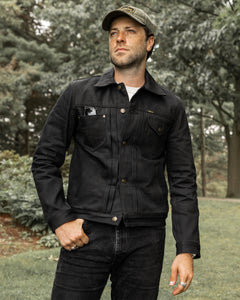 Black Jack Collar Jacket | Denim Jacket | Master Supply Co.