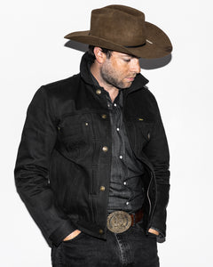 Black Jack Collar Jacket | Denim Jacket | Master Supply Co.