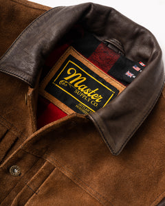"The Scoundrel Jacket by Master Supply Co features a unique blend of heritage and tradition. This jacket is made from a combination of Full Grain Cow leather, providing a durable and stylish look. Perfect for those who appreciate a more traditional approach to fashion, the Scoundrel jacket is sure to make a statement. Upgrade your wardrobe today with this one-of-a-kind jacket."