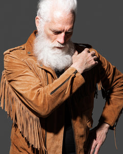 Master Supply Co Ranger Leather Jacket Full Grain Cowhide 1.2mm thickness Designed in Toronto, Canada, the Outlaw collection by Master Supply Co rugged features full grain leather jackets and leather vests. This collection is inspired by the outlaw spirit and northern grit. The leather jackets blend a western style with a vintage rock and roll attitude.